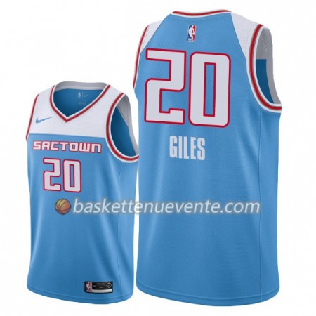 Maillot Basket Sacramento Kings Harry Giles 20 2018-19 Nike City Edition Bleu Swingman - Homme